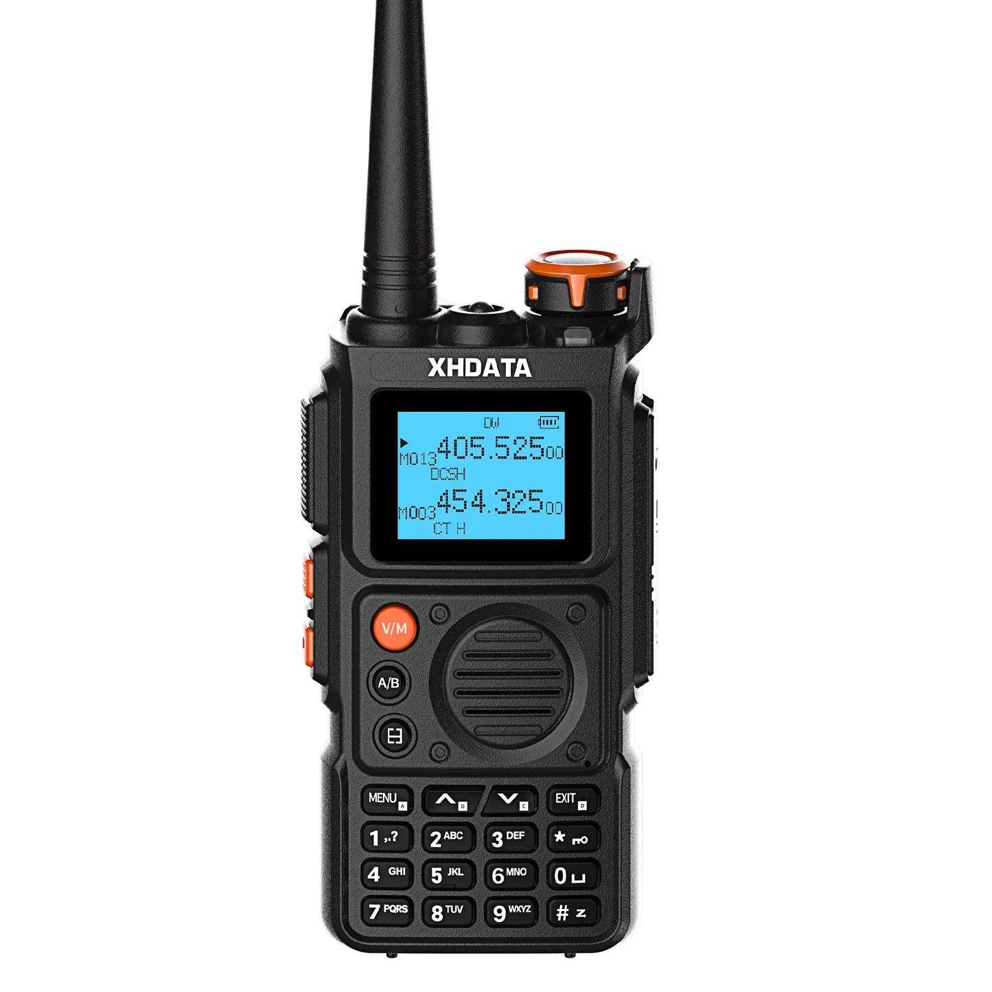 XHDATA E-100 UHF VHF Ham Radio Walkie Talkie Long Range Type-C Charging Frequency Clone - EXPROTAS