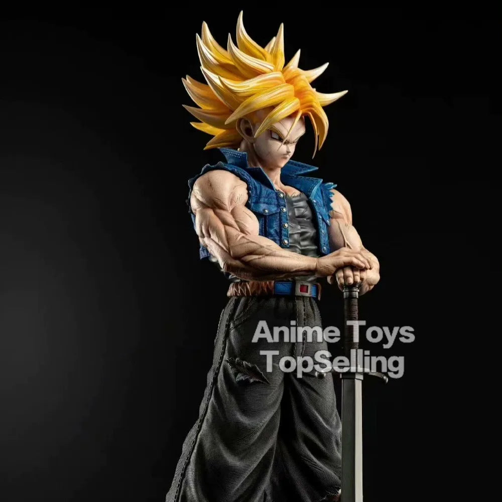 25cm/9.84in Anime Dragon Ball Z Trunks Figure Future Trunks Action Figures MPVC Statue Collection Model Toys for Children Gifts-EXPROTAS