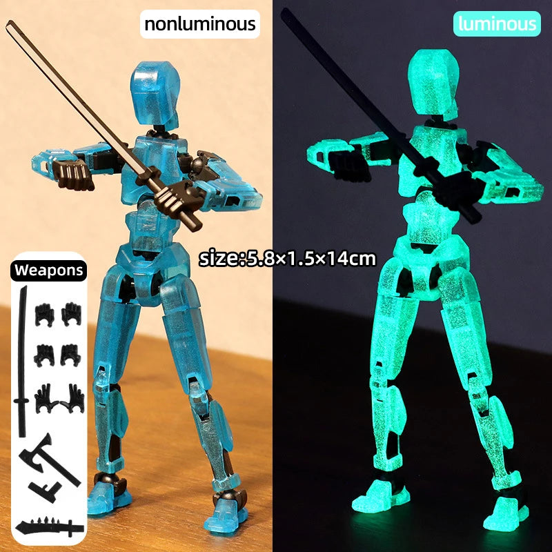Movable Shapeshift Robot 3D Printed Mannequin Dummy 13 Action Figures