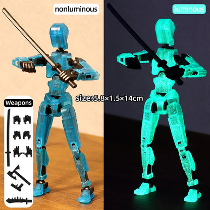 Movable Shapeshift Robot 3D Printed Mannequin Dummy 13 Action Figures