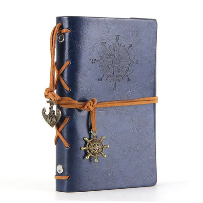 Journal Binder Cover 14x10cm Leather Korean Style Notebook for Diaries
