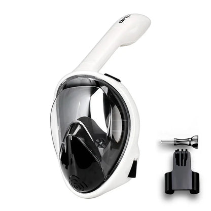 COPOZZ Professional Snorkeling Diving Mask Underwater Scuba Full Face Snorkel Mask Anti Fog Goggles for Adult Swimming Equipment-EXPROTAS