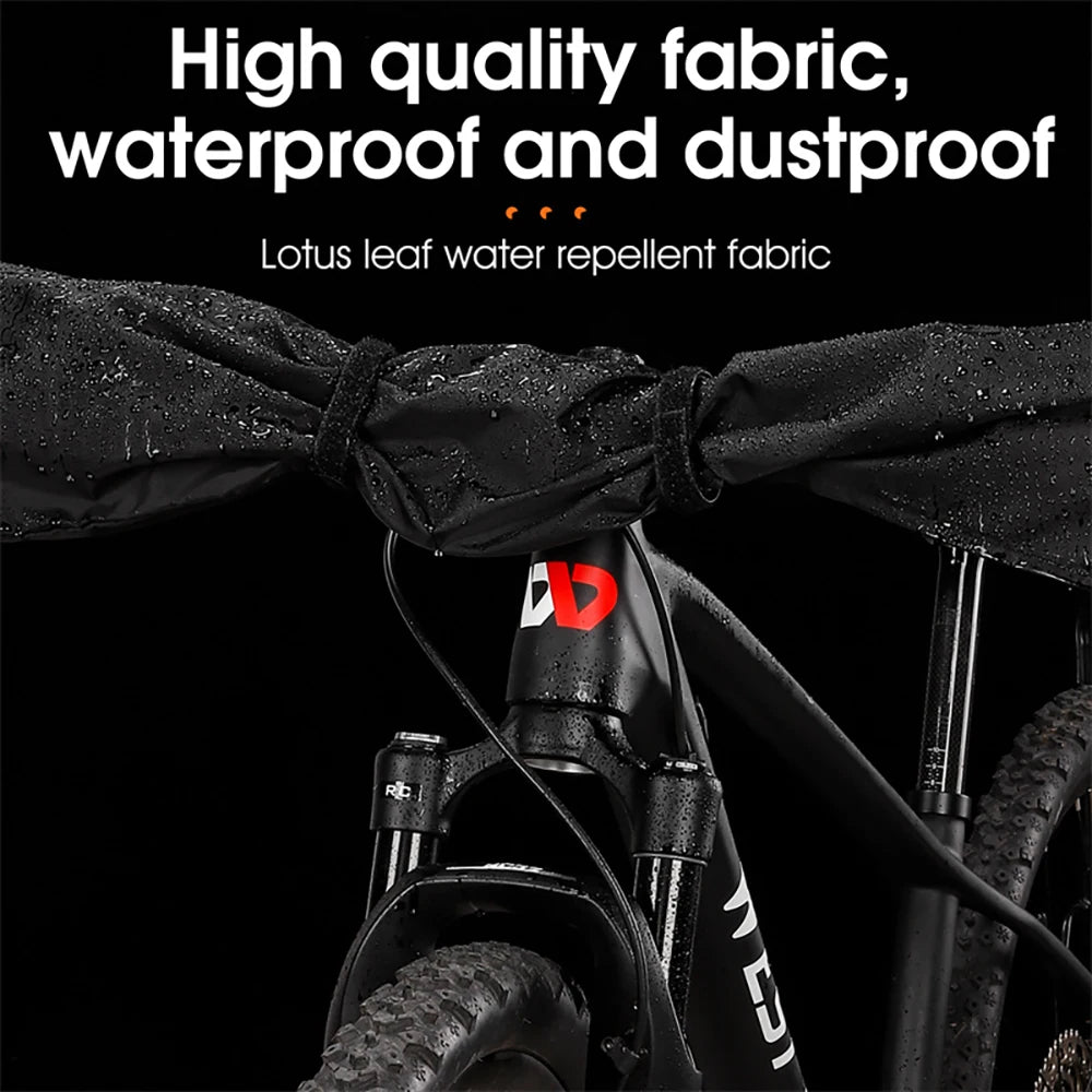 Bike Handlebar Cover Waterproof Dustproof Protector for Road Bicycle