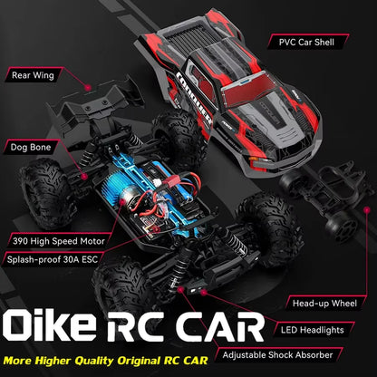 RC Remote Control Drift Car 4WD 50KM/H 80KM/H LED Lights Racing Toy