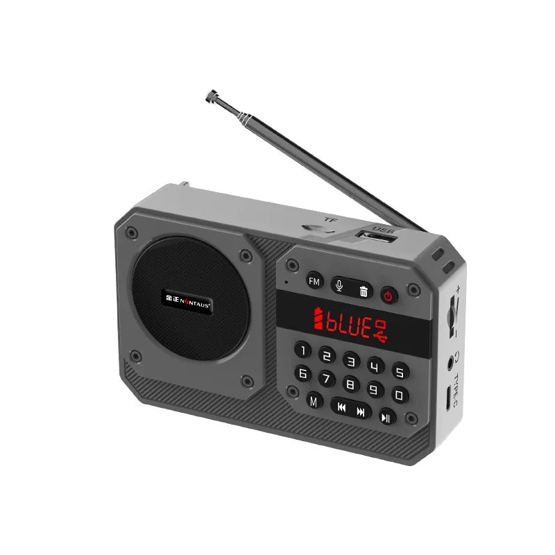 Mini Bluetooth Speaker Portable FM Radio USB TF Card Player