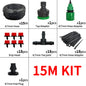 20M Garden Watering Hose Drip Irrigation System Automatic Adjustable Drippers