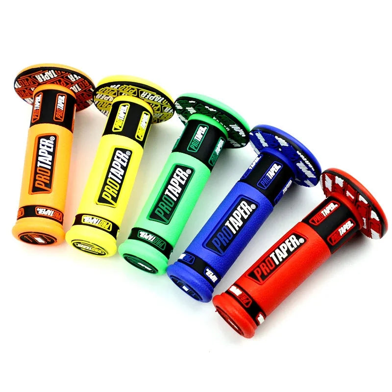 7/8" 22mm Handle Grips Pro taper Motorcycle Grips Protaper Dirt Pit Bike Motocross Handlebar Rubber Gel Hand Grip Brake Hands-EXPROTAS