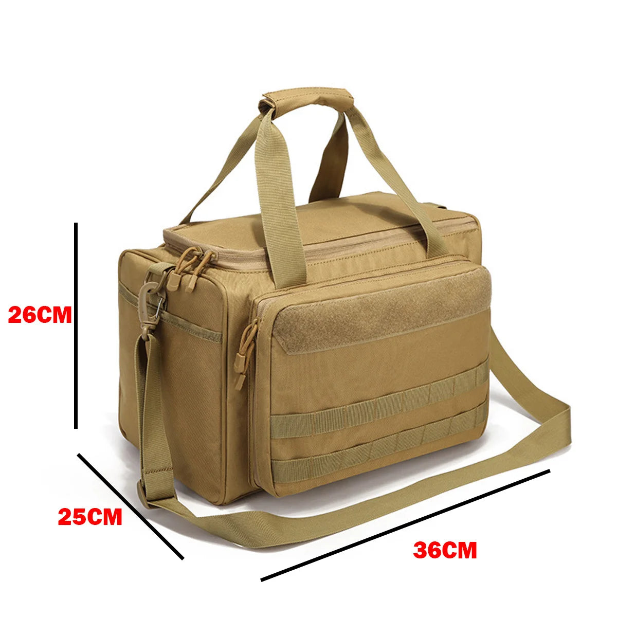 Range Bag Outdoor Hunting  Training Shooting Molle Gun Bags Climbing Hiking Camping Large Capacity Handbag-EXPROTAS