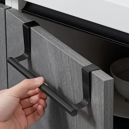 Towel Rack Over Cabinet Steel Wire Bathroom Storage Organizer Rod