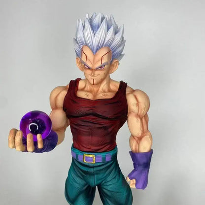 31cm Dragon Ball GT Baby Vegeta Figure Replace Heads Arms PVC GK Statue Toy