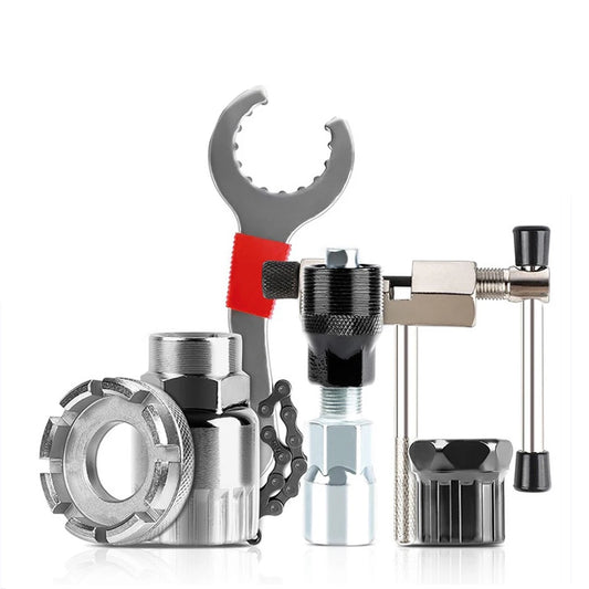 Bike Repair Tool Kit Chain Breaker Crank Puller Flywheel Remover Wrench