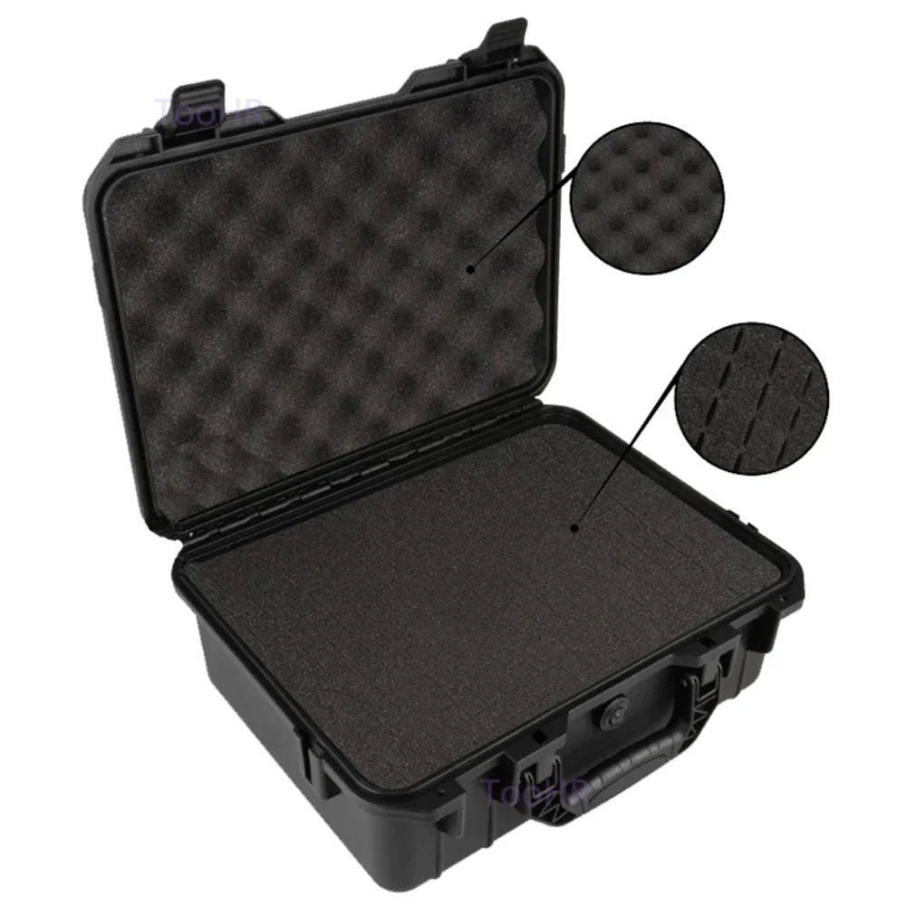 Waterproof Hard Carry Case Tool Box with Foam Storage Safety Organizer