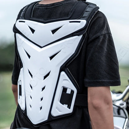 Motocross Body Armor Motorcycle Jacket Motocross Moto Vest Back Chest Protector Off-Road Dirt Bike Protective Gear - EXPROTAS
