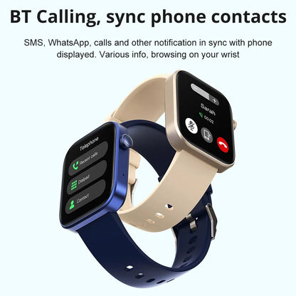 COLMI P71 Voice Calling Smartwatch Men Health Monitoring IP68 Waterproof Smart Notifications Voice Assistant Smart Watch Women-EXPROTAS