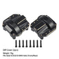Axial SCX10 II AR44 Black Brass Weight Set Diff Cover Knuckles C-Hubs Link Mounts