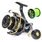 Spinning Fishing Reel Sougayilang 2000-7000 12+1BB 16kg Drag with Line