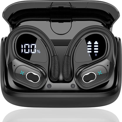 Wireless Bluetooth TWS Earbuds Noise Cancelling Waterproof Headset 5.4