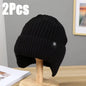 Men's Winter Knitted Hat Ear Protection Plush Warmth Earmuff Outdoor Cap