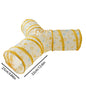 Foldable Cat Tunnel Tube Interactive Toy for Kitty Puppy Indoor Play
