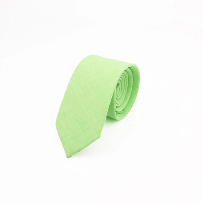 Mens Slim Solid Colour Tie 6.5cm Wedding Party Classic Necktie
