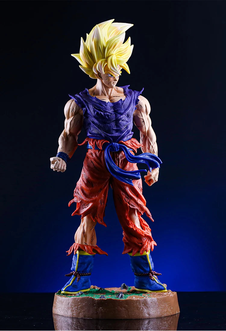 43cm Dragon Ball Z Son Goku Figure GK Super Saiyan Son Goku Action Figure PVC Vegeta Collection Statue Model Figurine Toys-EXPROTAS