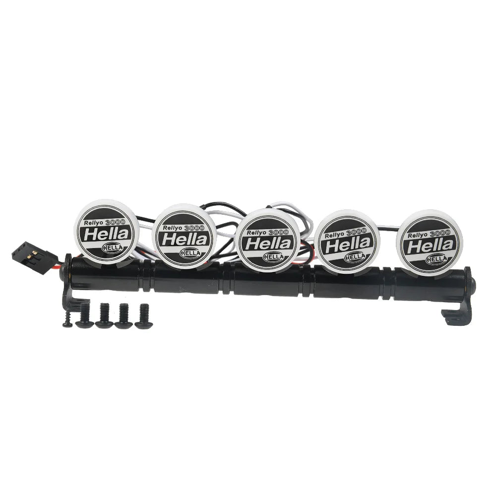LED Roof Light Spotlight for 1/10 RC Crawler Axial SCX10 TRX4 D90 D110