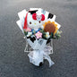 Pooh Bear Bouquet Plush Doll for Wedding Graduation Birthday Christmas