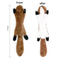 No Stuffing Dog Toy Plush Squeaky Animal Chew Toy for Pets Crinkle