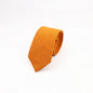 Mens Slim Solid Colour Tie 6.5cm Wedding Party Classic Necktie