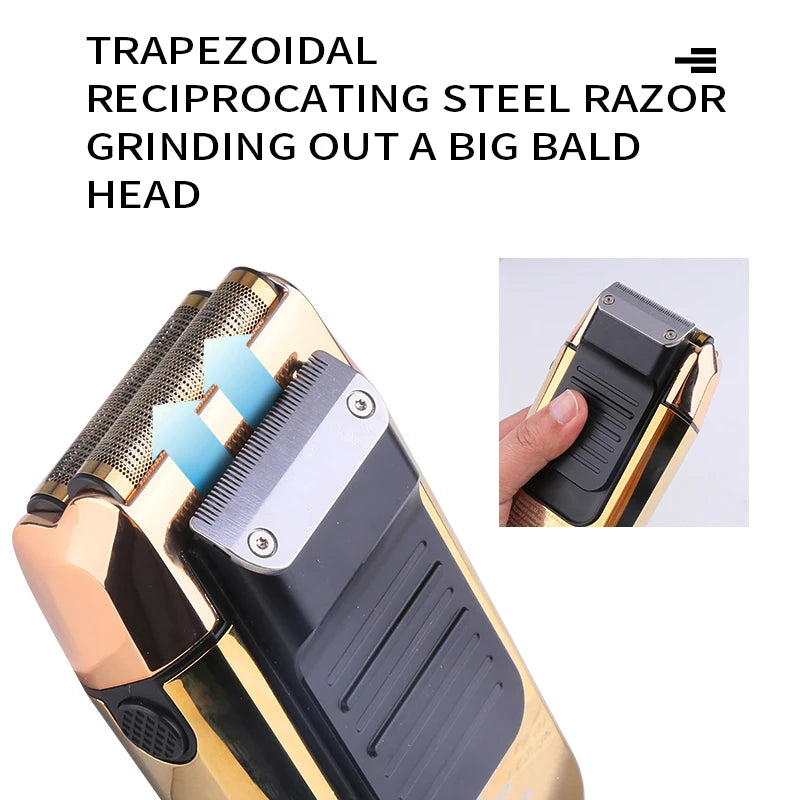 Electric Shaver Men Cordless Rechargeable Razor Beard Trimmer Machine