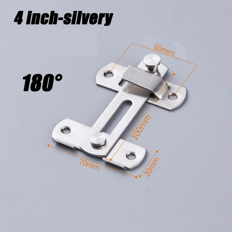 Barn Door Latch Sliding Right Angle Bolt Wine Cooler Closet Baby Safety