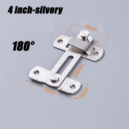 Barn Door Latch Sliding Right Angle Bolt Wine Cooler Closet Baby Safety