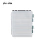 Fishing Tackle Box Double Sided Lure Storage Compartment Case Waterproof