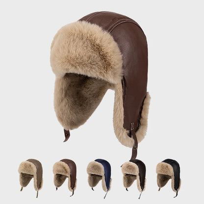 Warm Ear Protector Winter Hat for Men Windproof Outdoor Sports Cap