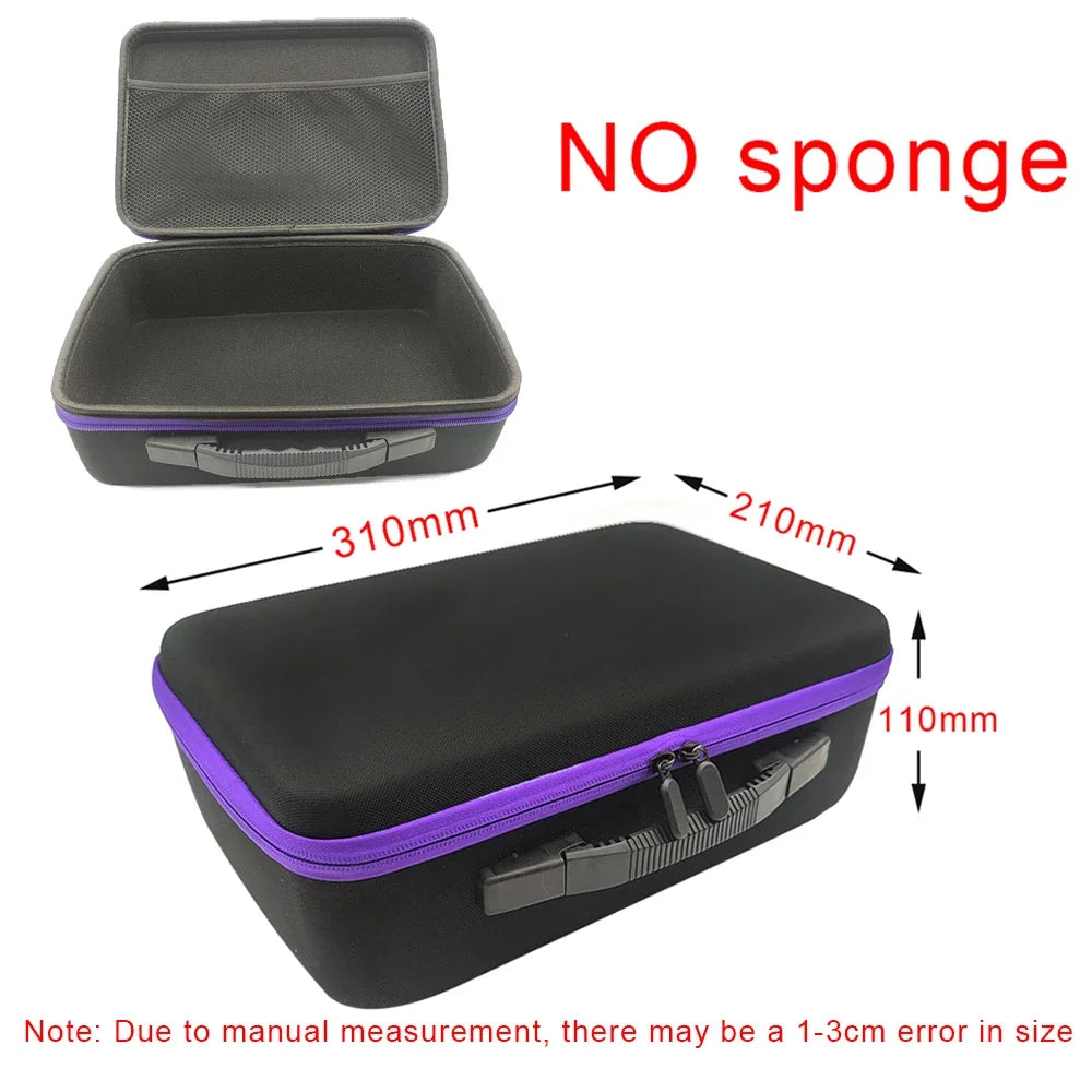 DIY Foam Hard Carry Case Storage Box Travel Zipper Bag Tool Accessories Camera
