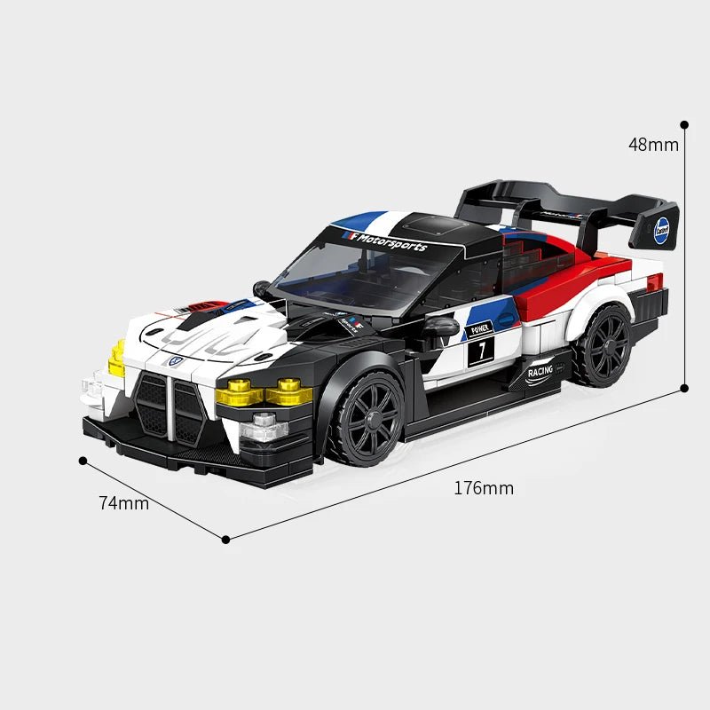 SEMBO BLOCK BK8 Sports Car Building Blocks City Supercar Racing Vehicle Model Toy Gift