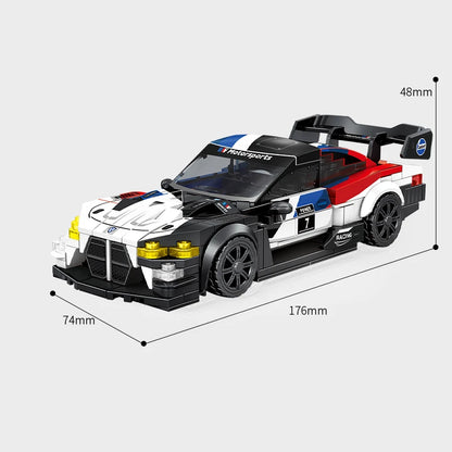 SEMBO BLOCK BK8 Sports Car Building Blocks City Supercar Racing Vehicle Model Toy Gift