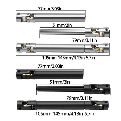 1/10 RC Crawler Metal Internal Spline Driveshaft w/ Universal Joint - EXPROTAS