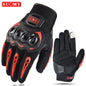 Suomy Summer Full Finger Motorcycle Gloves Breathable Touch Screen Wear-Resistant