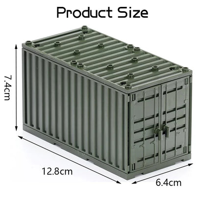 Decool Military Weapon Box Building Blocks Army Soldier WW2 MOC Bricks Kids Toy