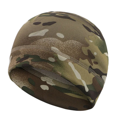 Men Women Winter Fleece Beanie Hat, Windproof Tactical Military Skull Cap for Hiking Hunting