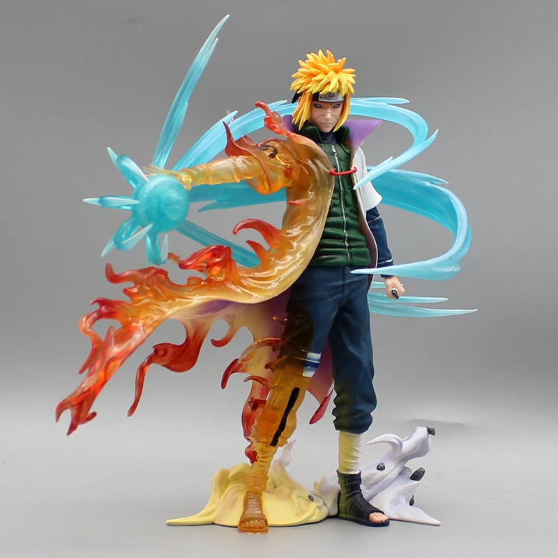 26cm Naruto Figures Namikaze Minato Anime Figures Gk Pvc Statue Action Figurine Rasengan Desk Decoration Model Kids Toys Gift-EXPROTAS