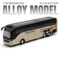 1:30 Sound Light Double Decker Bus Alloy Diecast Model for Kids Gifts