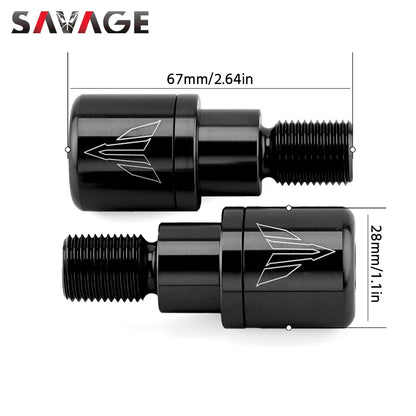 Handlebar Grip Bar Ends Cap For YAMAHA MT07 Tracer MT09 MT10 MT 07 125 FZ 09 10 FZ1 FZ6/N/S XJ6 XSR 700 900 TDM 850 Motorcycle-EXPROTAS