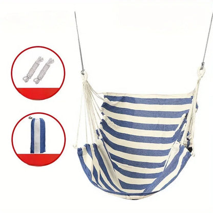 1pc Swing Rocking Chair(With Storage Bag Outdoor Hammock Chair Canvas Leisure Swing Chair No Pillow Or Cushion Dormitory Hammock-EXPROTAS