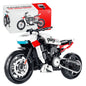 500+pcs Super Racing Motorcycle Building Blocks Technical DIY Motorbike Model Toy Gift