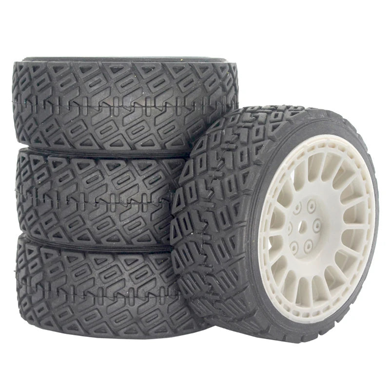 12mm Hex RC Wheels for 1/10 Rally Racing Car HSP HPI Tamiya Traxxas