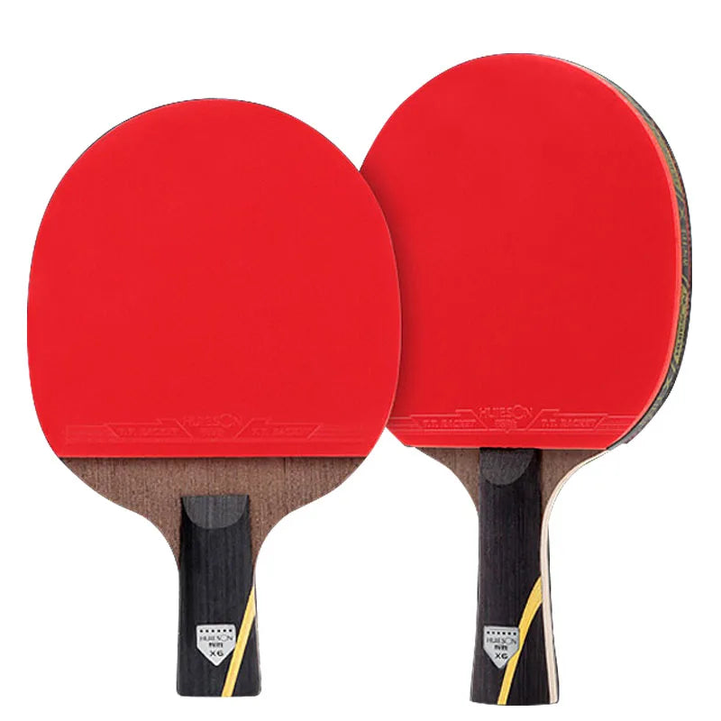 Huieson 5/6 Star Table Tennis Racket Carbon Offensive Ping Pong Racket Paddle with Cover Bag-EXPROTAS