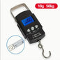 50kg/10g Portable LCD Hanging Scale w/ 100cm Tape for Travel & Luggage