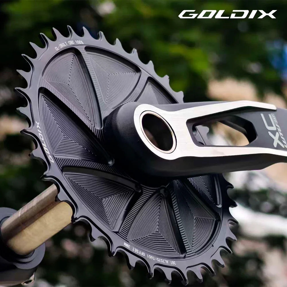 GOLDIX 3-Bolt Direct Mount Chainring Narrow Wide SRAM MTB Road Aero CNC